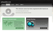 Tablet Screenshot of pilipoplabs.com